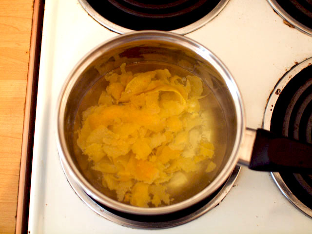Lemon Zest Boiling