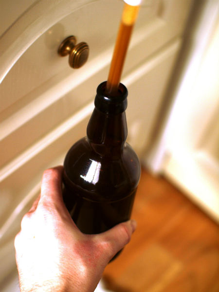 Bottling beer