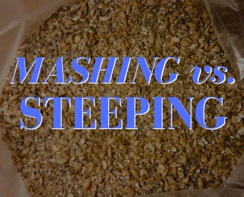 Mashing vs Steeping Grain