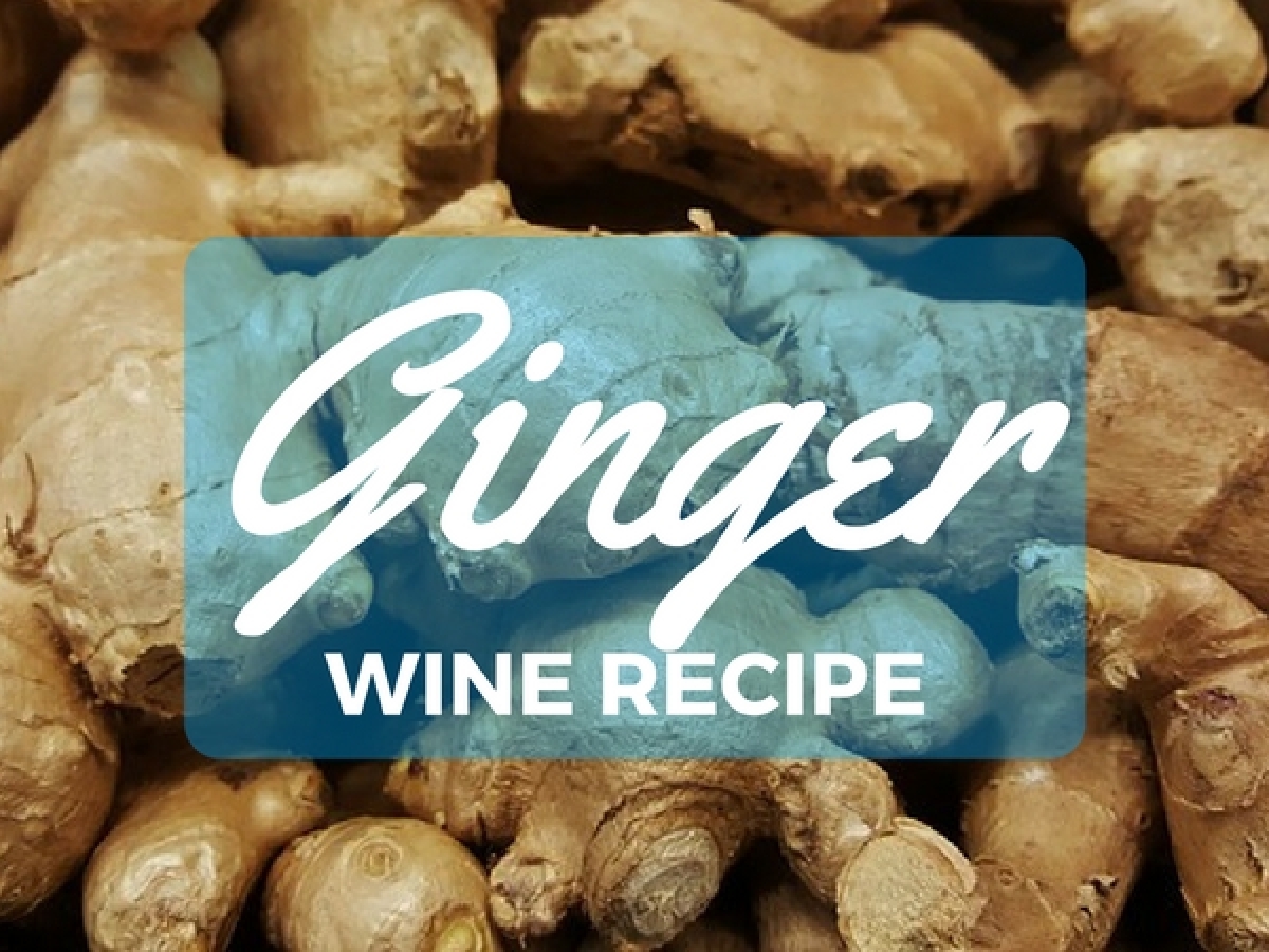 Fiery Medium Ginger Wine Recipe