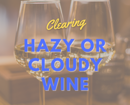 cloudy wine clearing